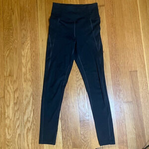 Girlfriend Collective Women Small High Rise Compression Black Leggings Shapewear